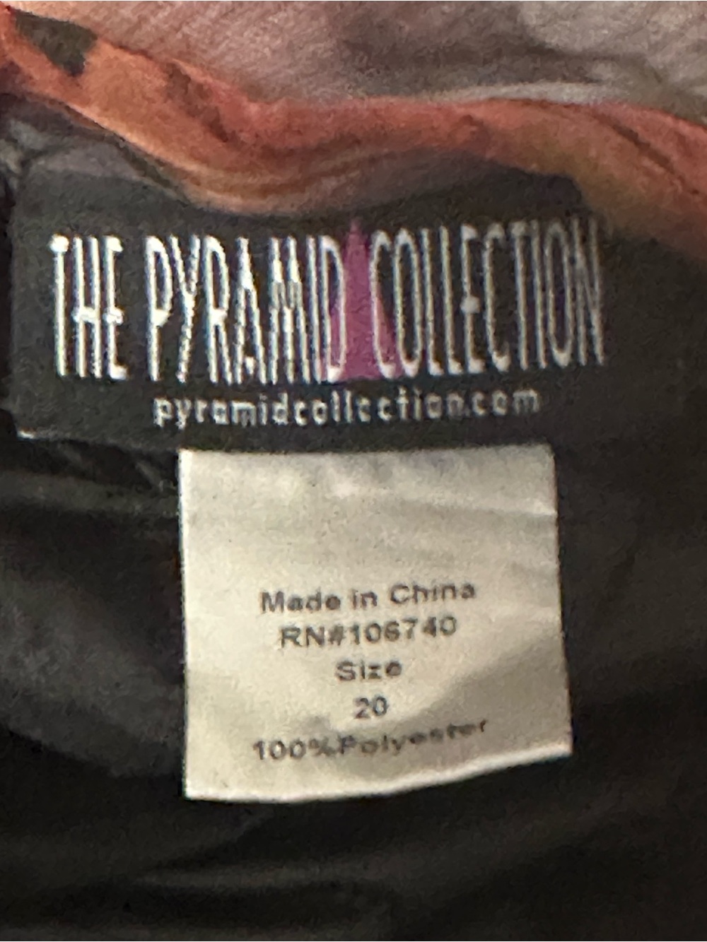 The Pyramid Collection Abstract Split-Leg Chiffon Pant Skirt - Picture 5 of 5